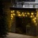 Garland "fringe" 1.8 x 0.5 m, IP20, dark thread, 48 LED, warm white glow, 8 modes, 220 V