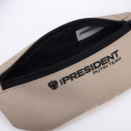 Bag on the belt "Putin Team", 32 x 8 x 15 cm, base, lightning departure, beige-1
