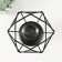Climber metal, glass "Diamond" black 13.5x14x12 cm