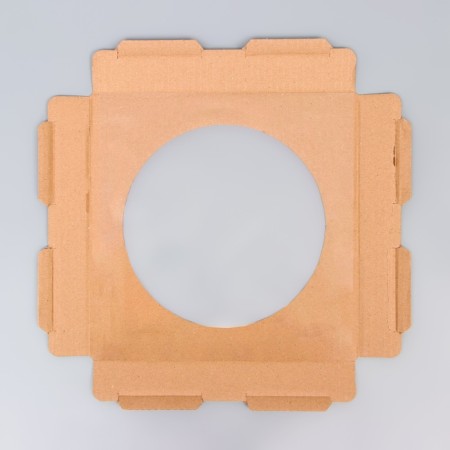 Confectionery packaging, with a window, "circle", white, 50 x 50 x 50 cm-5