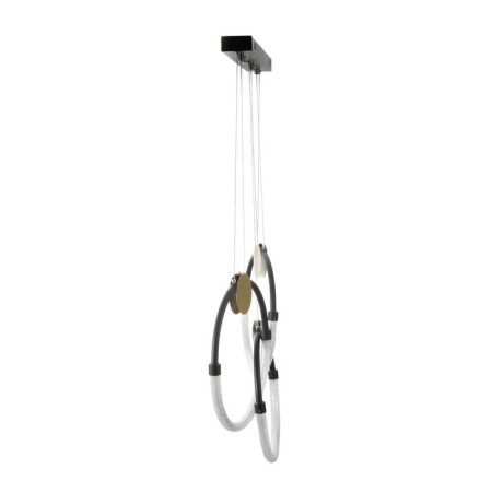 Bayerlux lamp "Olendal" LED 45W black and gold 62x5x44-150 cm-4