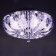 Svetogor chandelier "Butle" 8x60W E27 LED lighting chrome 60x60cm