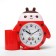 Clock - organizer with an alarm clock "God's cow", discrete move, D -8 cm, 15 x 13.4 cm, aa