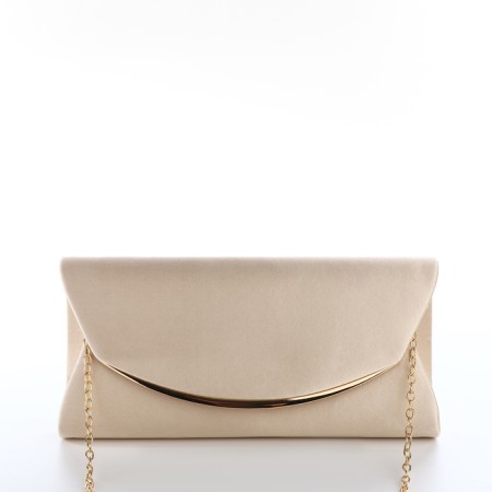 Female bag on a magnet, beige color