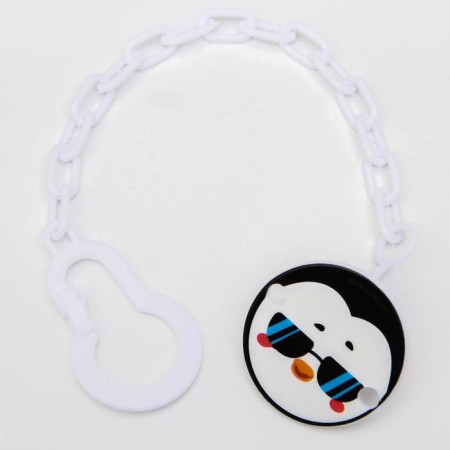 Holder for the nipple - dummy "Trend. Penguin ", on the chain-5