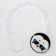 Holder for the nipple - dummy "Trend. Penguin ", on the chain