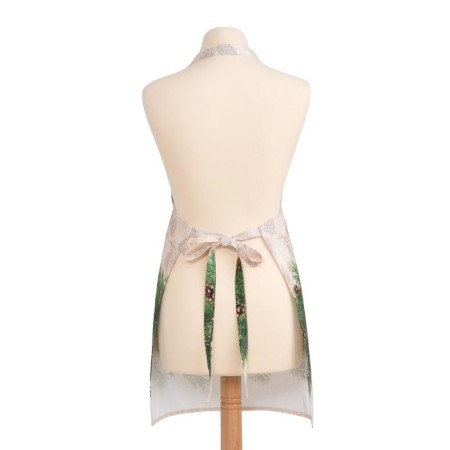 Apron "Ethel" spruce branches 70x61 cm, 100% cotton, sarzha 190 g/m2-5