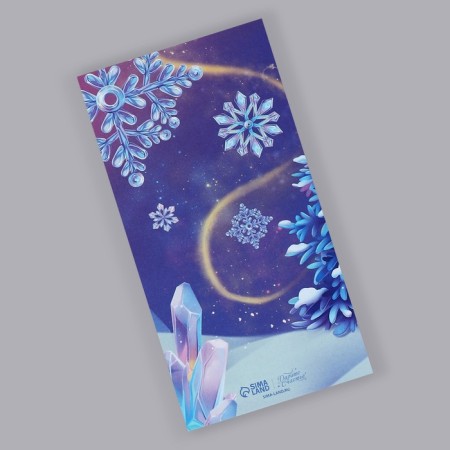 Wrap for chocolate "Happy New Year 2024" 18.2 x 15.5 cm, New Year-2