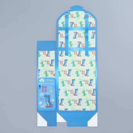 Gift mold, packaging, "dinosaurus", 14 x 22 x 7 cm-7