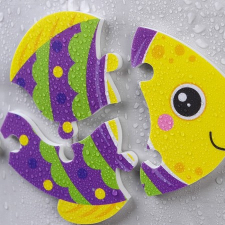 Soft puzzle for kids "fish", 4 details, crumb I-8