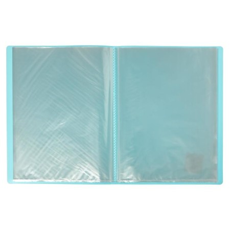A4 Calligrata folder, 60 transparent inserts, 500 μm, turquoise-blue-1