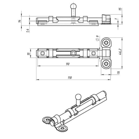 Valve Povle ZT-3, polymer coating-1