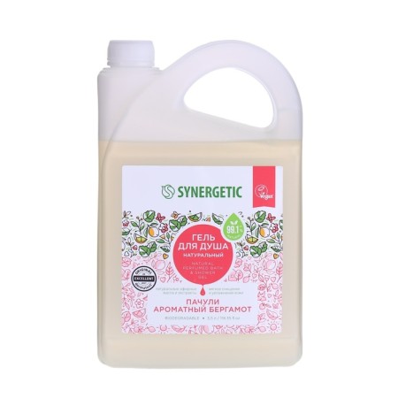 Natural biodegradable shower gel Synergetic patchouli and a fragrant bergamot 3.5 liters-2