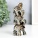 Polystone souvenir "Three Oleking Piramide Popon with ornament" 12x7.5x3.2 cm