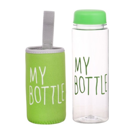 Water bottle, 500 ml, My Bottle, 19.5 x 6 cm, Czech included, Salad-1