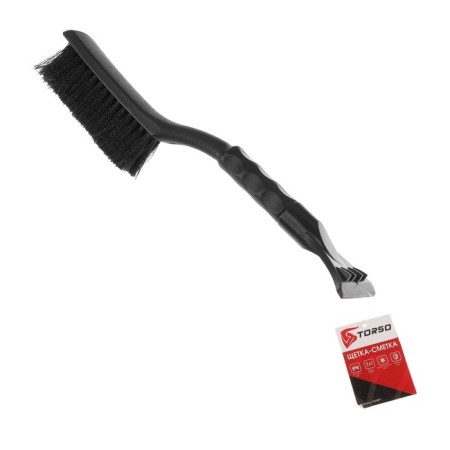 Brush STRICOM TORSO, 38 cm, with a scrap, black-3