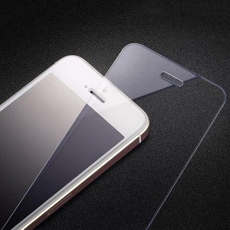 Protective glass 2.5d Luazon for iPhone 5/5s, full glue, 0.26 mm, 9n-2