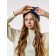 Women's cap, size 52-56, dark blue color