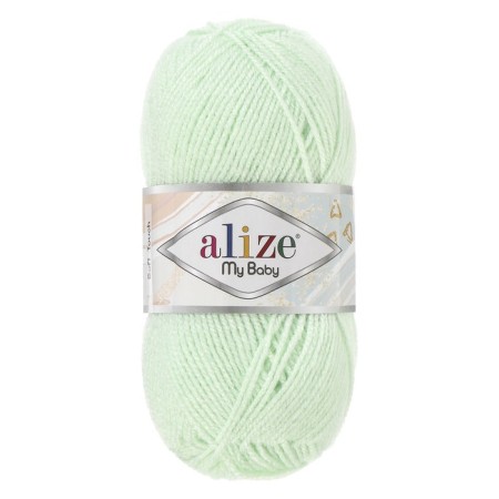Yarn "My Baby" 100% acrylic 150m/50g (188 St. Green)-1