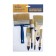 A set of tundra brushes, flat 3/4 ", 2", 3 ", round No. 2, No. 8, maclovice 30x120 mm, 6 pcs.