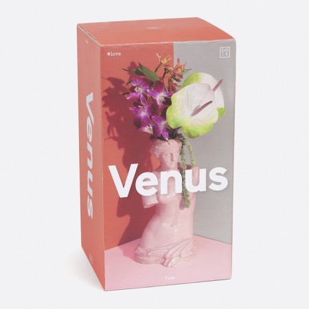 DOIY Venus flower vase, 31 cm, pink color-3