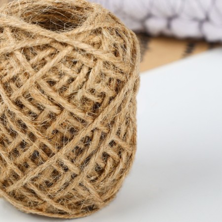 Thread for weaving, jute, d = 1.5-2 mm, 10 ± 0.5 m-1