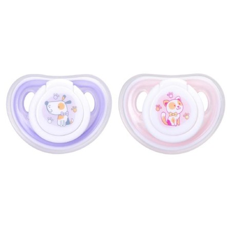 Nipple - silicone dummy orthodontic, from 0 months., Mix color