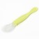 Spoon for children silicone for feeding, green color