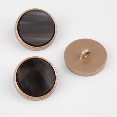 A set of buttons on the leg, d = 25 mm, 3 pcs, the color is black agate-1