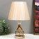 Hell lamp "Florence" E27 40W gold 23x23x30 cm Risalux