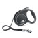 Roulette Flexi Black Design S (up to 15 kg) 5 m tape, black/silver