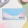 Money envelope "Congratulations!" glitter, congruen, white roses, blue background, 17x8 cm