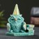 Figure "Owl Librarian" Emerald 9x7x6cm