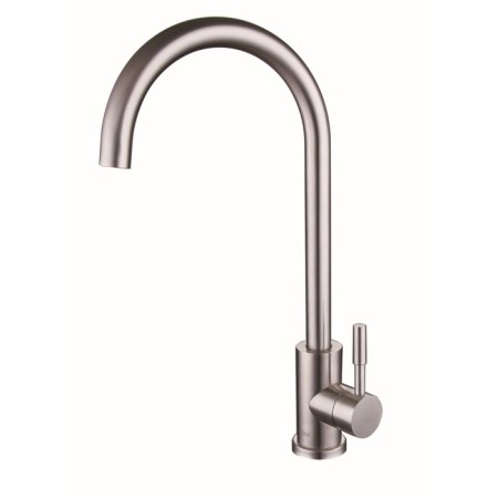 RMS SUS124-017F kitchen mixer, single-leaf, high spout, stainless steel