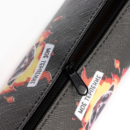 School Penalus made of artificial leather “September 1: Nerves”, 19 x 8 x 3 cm-2