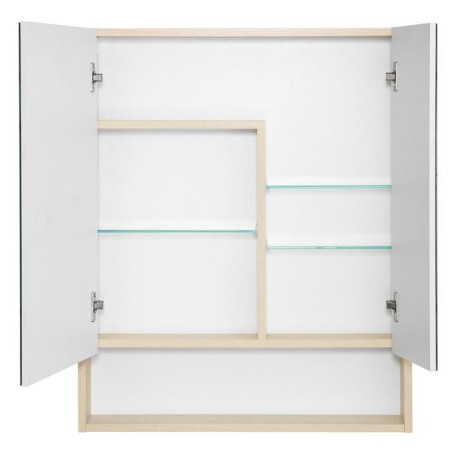 Aquaton Mirror Carder "Scande 70", white color, oak Verona-1