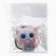Key keychain holographic "kitten", 4.8 x 4.2 cm