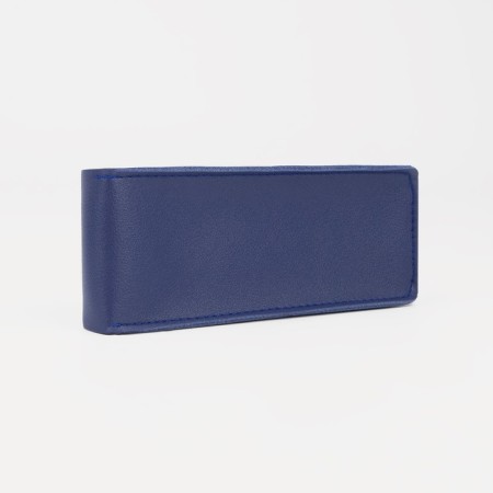 Case for glasses on the button, the color is blue-1