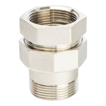 Соединение разъемное STOUT SFT-0041-000114, 1 1/4", ВР, "американка", уплотнение, никелиров