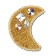 Set for creativity: Brooch-Bant from the felt "Moon, candy, dog"