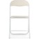 Fold 1 Metal Carcass chair, metal/eco -leather, white/beige 43x40x77 cm
