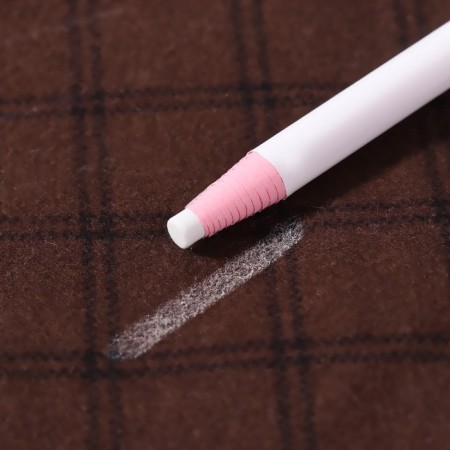 Fabric pencil, self -soothing, 17 cm, white color-2