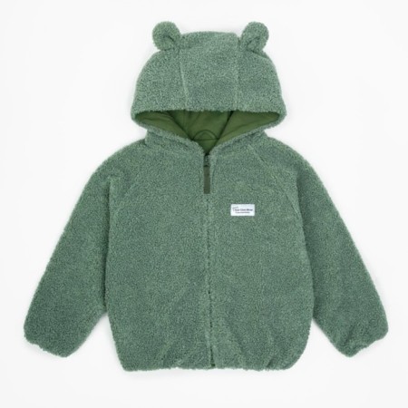 Children's sweatshirt Amarobaby Bear, height 122 cm, green color-11