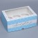 Capcake box, confectionery packaging with a window, 6 cells "Special Gift for You", 25 x 17 x 10 cm