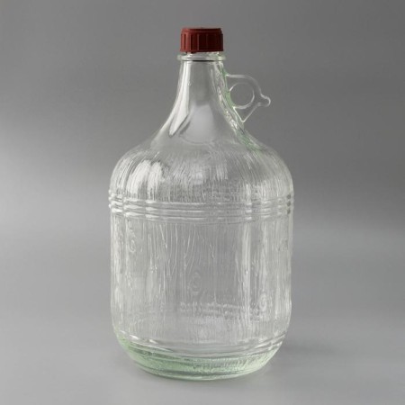 Glass bottle "Daria", 5 l, with a lid