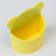 Magnetic universal stand for markers and lips "Bear" yellow 4x9x10cm