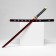 Souvenir weapon "Katana Schuza" 105 cm, black with red, polystyrene foam