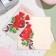 Happy Cards "Happy holiday!" embossing, congruen, red roses, 11x21.5 cm