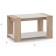 Journal table "Aurora", 890 × 500 × 480 mm, sonoma color / white