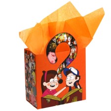 Gift package with packaging paper, 22x22x12 cm, gravity farz